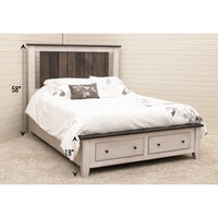 Charlotte Amish Storage Platform Bed