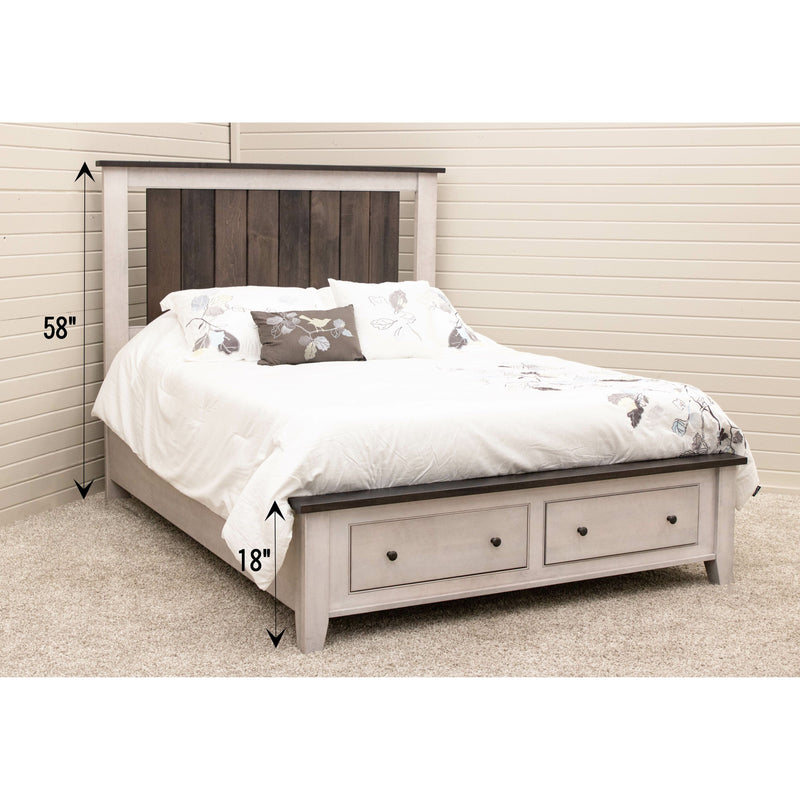 Charlotte Amish Storage Platform Bed
