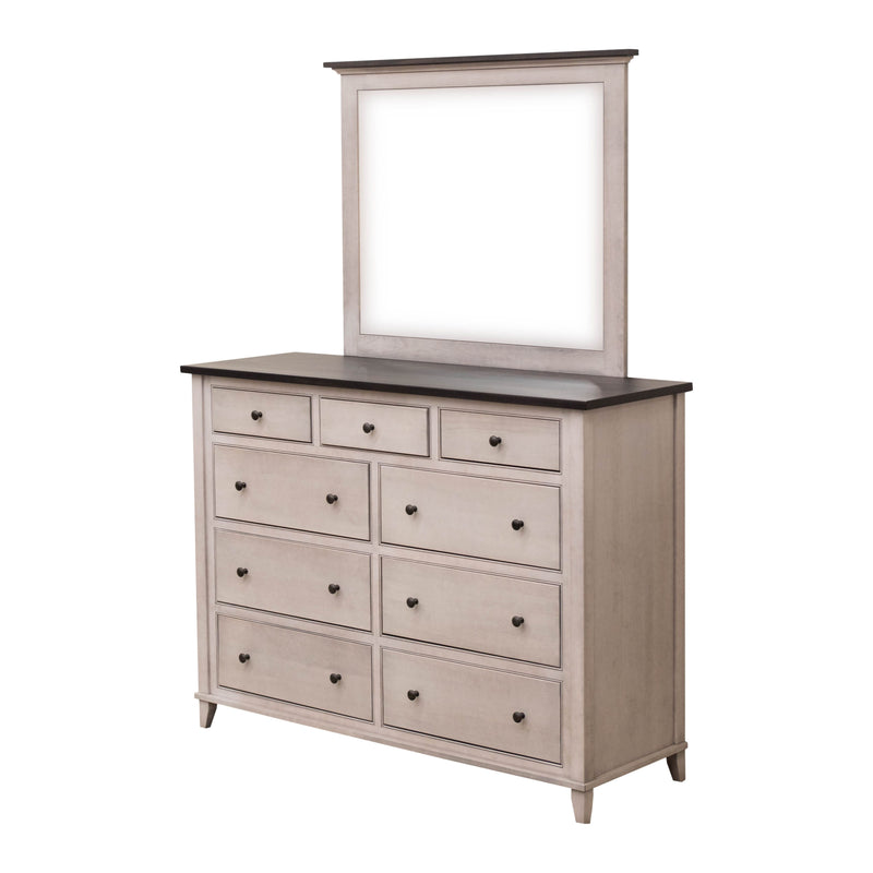 Charlotte Amish 9-Drawer Tall Dresser