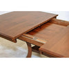 Charleston Double Pedestal Maple Wood Amish Extending Dining Table | BOS