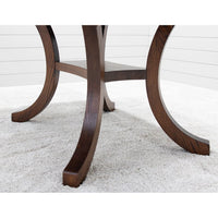 Charleston Double Pedestal Oak Wood Amish Extending Dining Table | MC