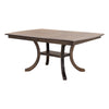 Charleston Double Pedestal Maple Wood Amish Extending Dining Table | CO