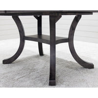 Charleston Double Pedestal Maple Wood Amish Extending Dining Table | GS