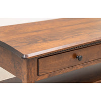 Apple Creek Cherry Wood Rectangle Open Coffee Table | ASB