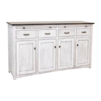 Apple Creek Settler's White & Wood Buffet | M-AV&GS