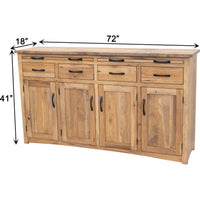 Apple Creek Settler's Hickory Wood Buffet | WB