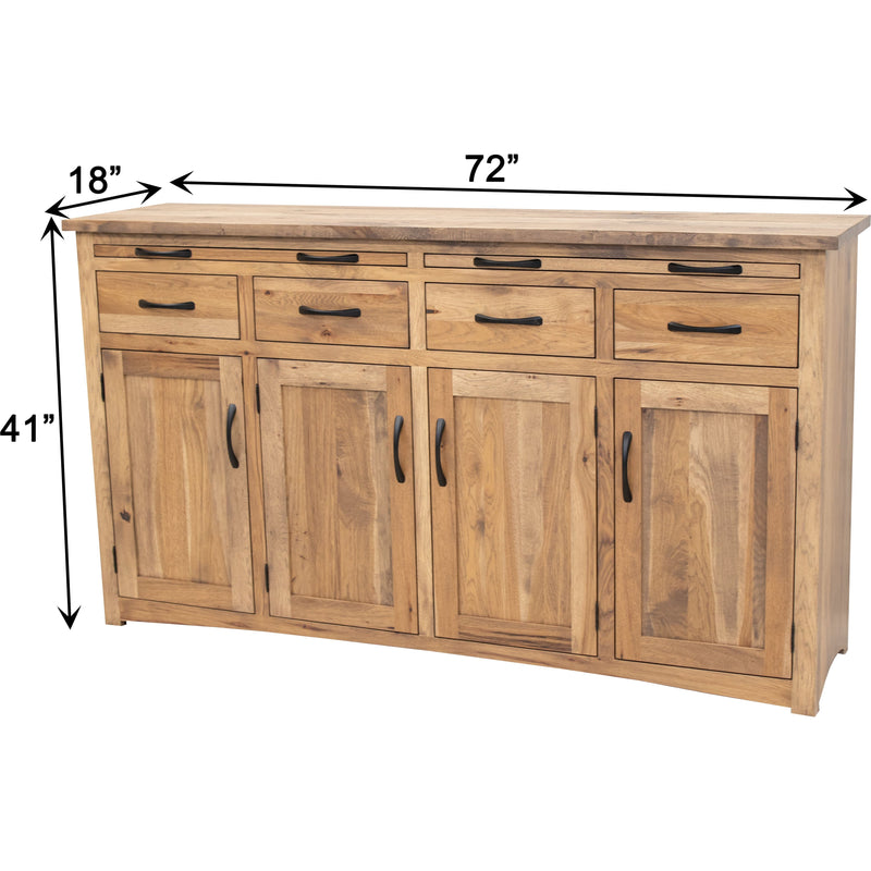 Apple Creek Settler's Hickory Wood Buffet | WB