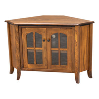 Apple Creek Elm Wood Corner TV Console | MC