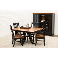 Carson Shaker Black & Wood Wine Pantry - Large | M-EB&E-MC