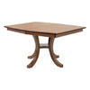Charleston Single Pedestal Quarter Sawn White Oak Wood Extending Dining Table | ASB