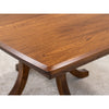 Charleston Single Pedestal Elm Wood Extending Dining Table | MC