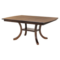 Charleston Double Pedestal Cherry Wood Amish Extending Dining Table | ASB