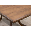 Charleston Double Pedestal Maple Wood Amish Extending Dining Table | HC