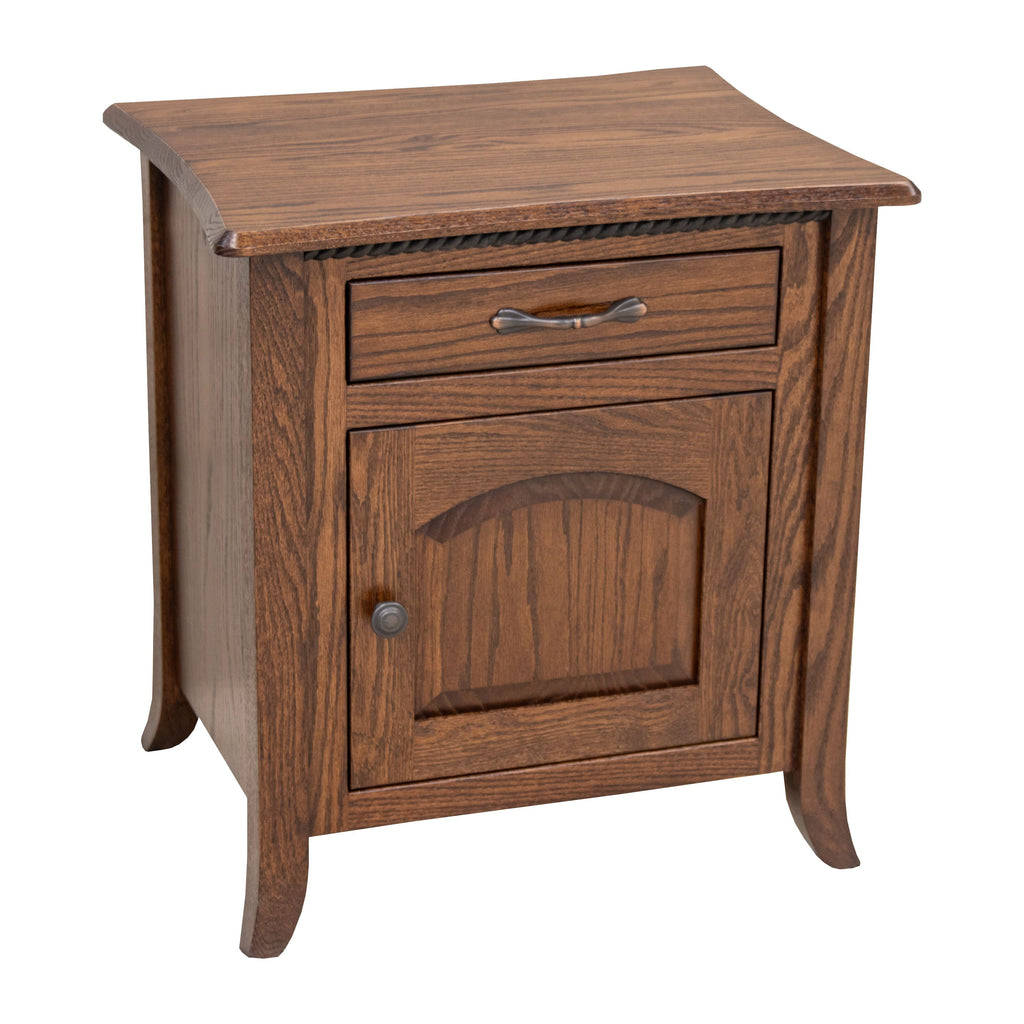 Apple Creek Oak Wood Enclosed Square Chairside End Table | ASB – Yoder ...
