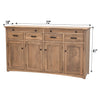 Apple Creek Settler's Maple Wood Buffet | WB