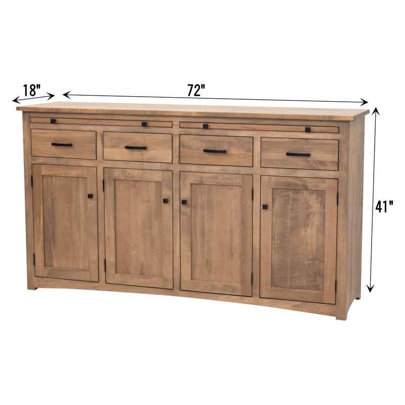 Apple Creek Settler's Maple Wood Buffet | WB