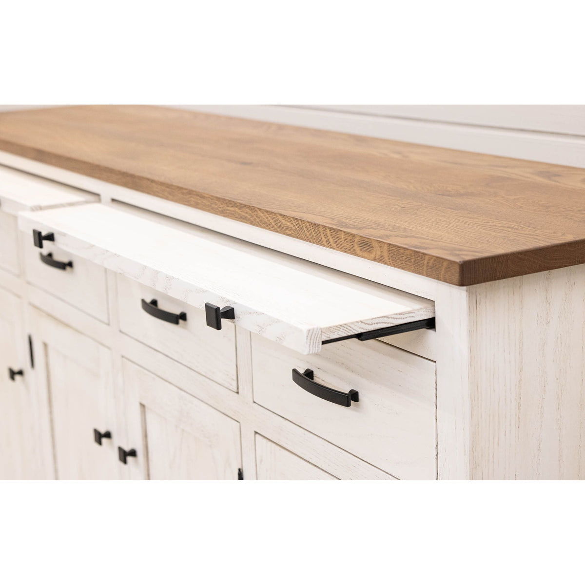 Apple Creek Settler's White & Oak Wood Buffet | O-CS&RWO-CO