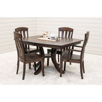 Charleston Single Pedestal Maple Wood Extending Dining Table | BV