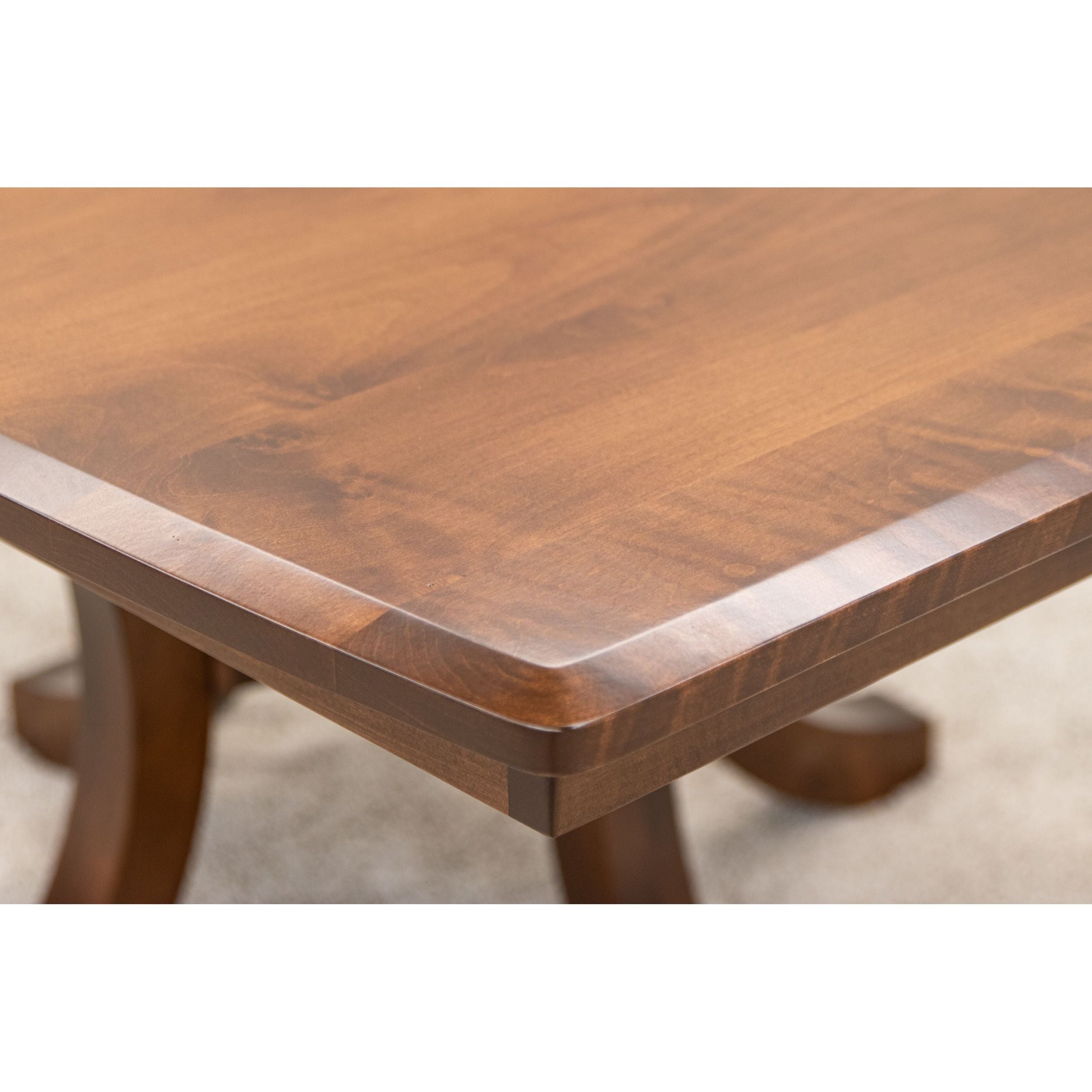 Charleston Single Pedestal Maple Wood Extending Dining Table | BOS