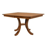 Charleston Single Pedestal Maple Wood Extending Dining Table | HC