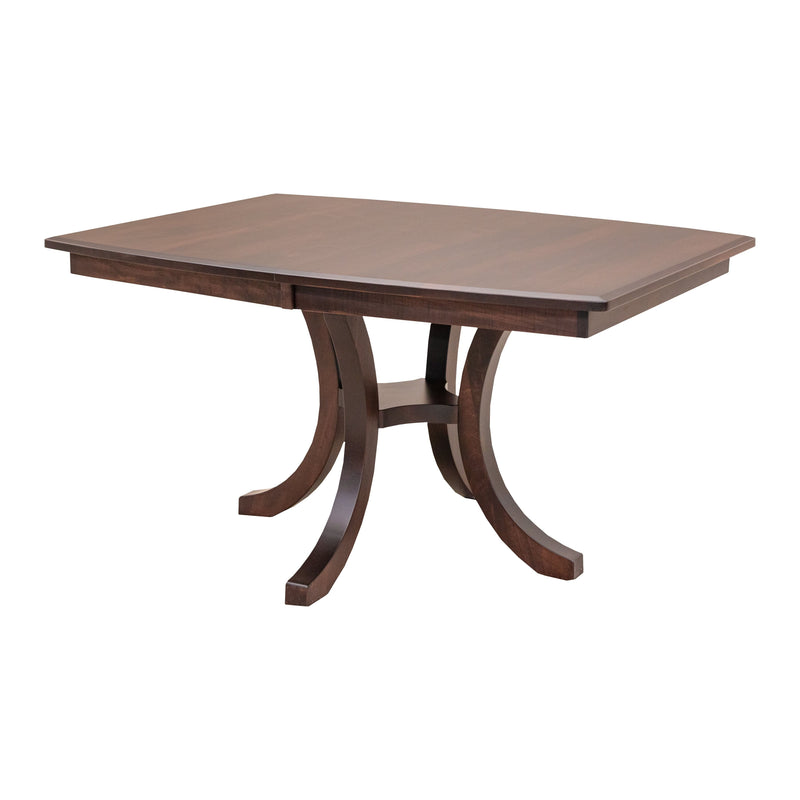 Charleston Single Pedestal Maple Wood Extending Dining Table | RT