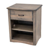 Cameron Amish 1-Drawer, Open Nightstand