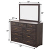 Cameron Amish 9-Drawer Tall Dresser