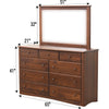Cameron Amish 9-Drawer Tall Dresser