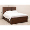 Cameron Amish Wood Panel Storage Platform Bed