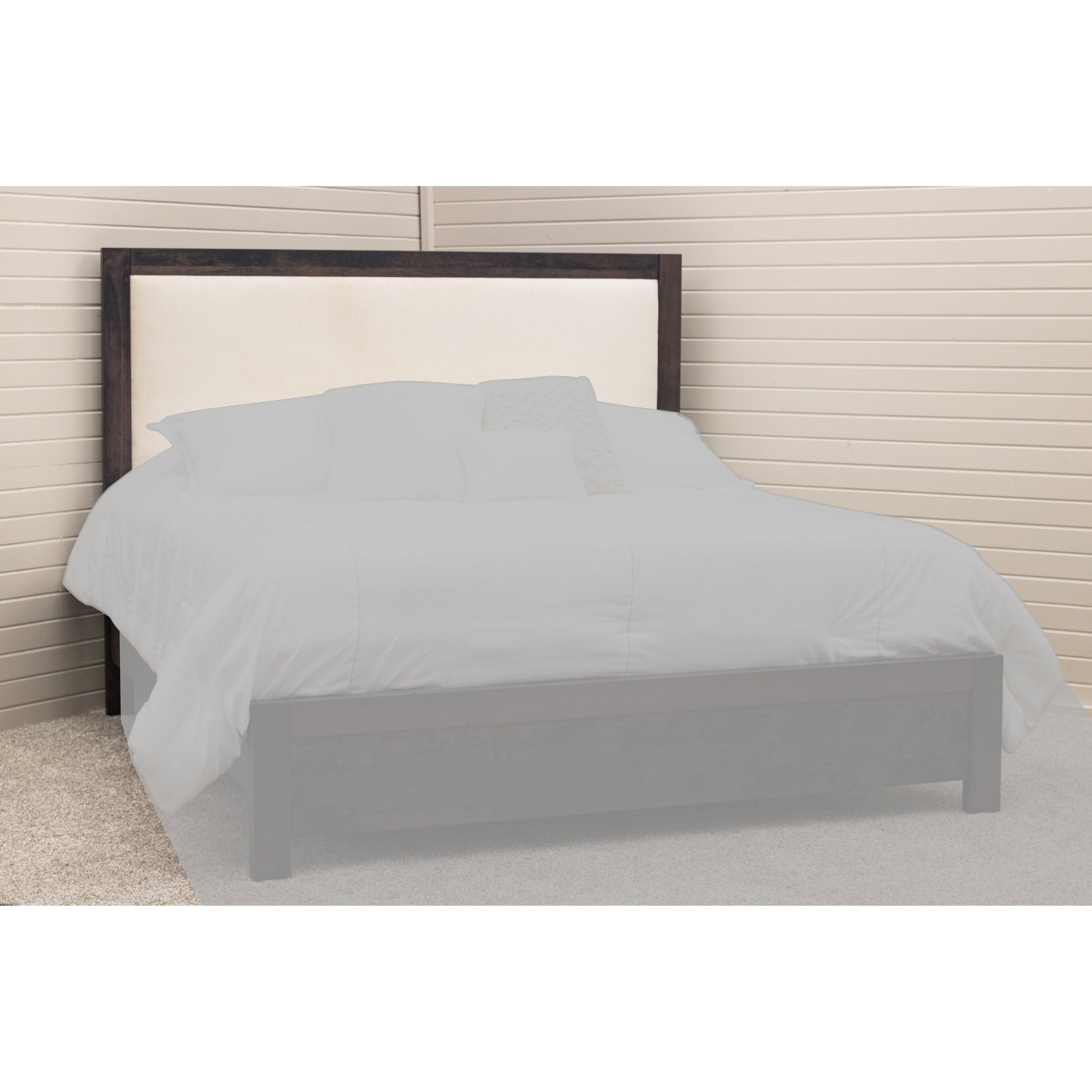 Hunters Amish Solid Wood Upholstered Headboard Only