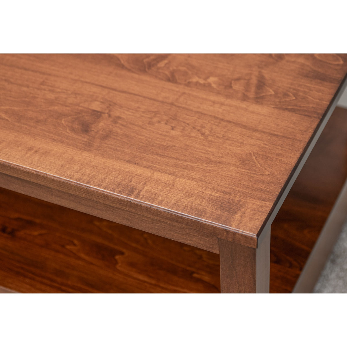 Mid Century 75" Maple Wood TV Console | BOS