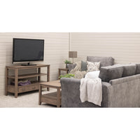 Mid Century Maple Wood Open Sofa Table | DB