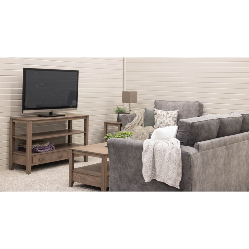 Mid Century Maple Wood Open Sofa Table | DB