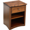 Cameron Amish 1-Drawer, Open Nightstand