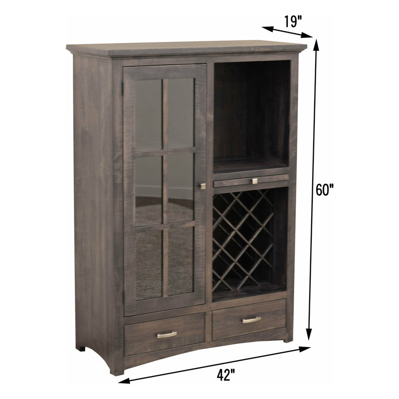 Carson Shaker Maple Wood Wine Pantry - Small | GS