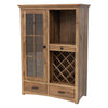 Carson Shaker Hickory Wood Wine Pantry - Small | CO