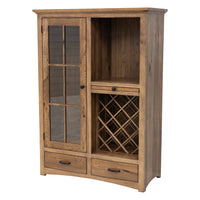 Carson Shaker Hickory Wood Wine Pantry - Small | CO