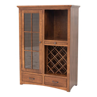 Carson Shaker Maple Wood Wine Pantry - Small | BOS