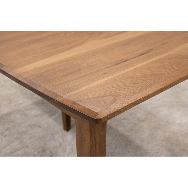 Carson Shaker Amish Hickory Wood Extending Dining Table | HC