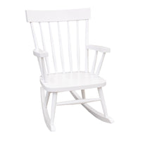 Child's Amish White Comb Back Rocker | DW