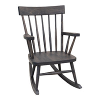 Child's Amish Maple Wood Comb Back Rocker | GS