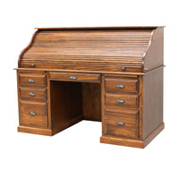Consecutive Elm Wood Rolltop Desk | MC