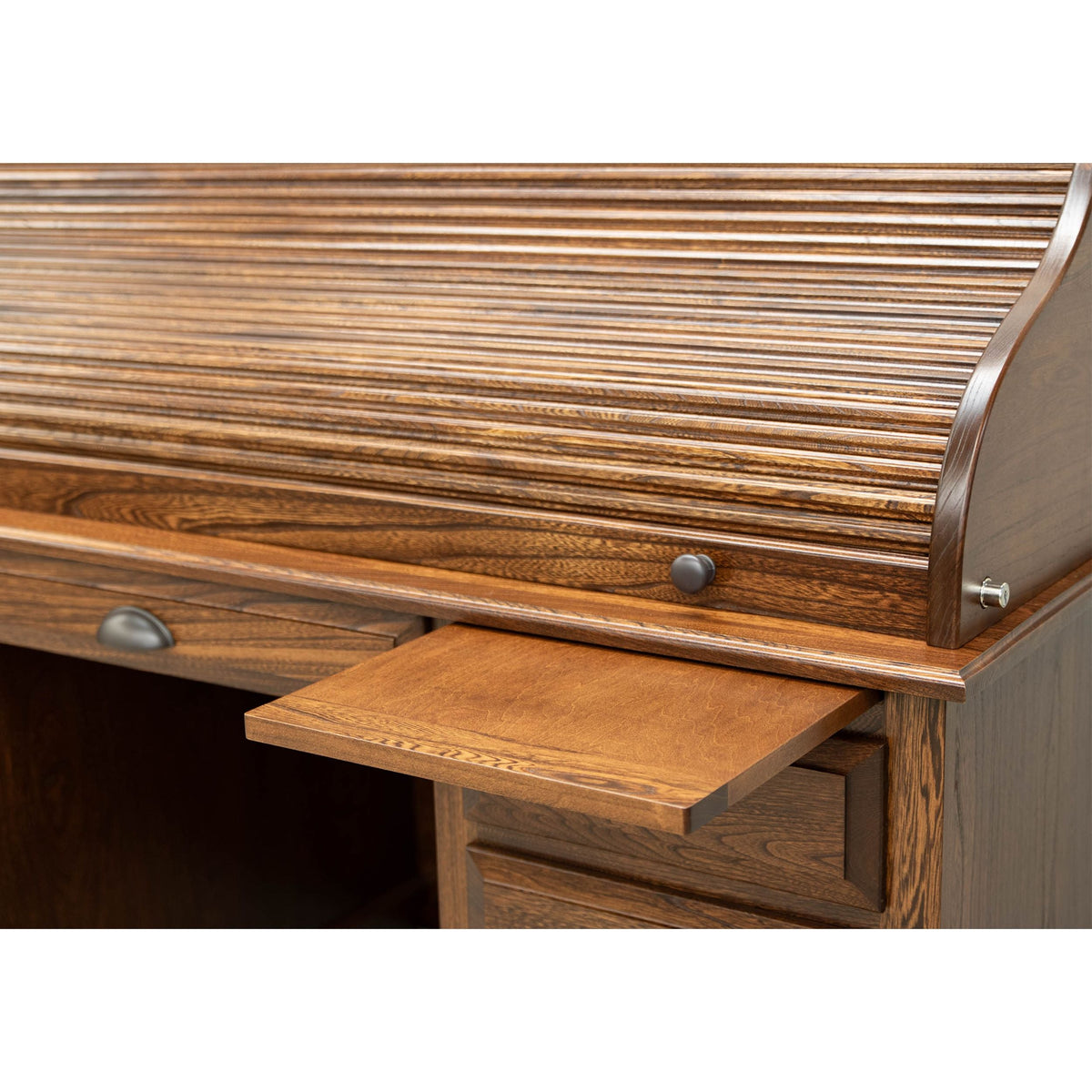 Consecutive Elm Wood Rolltop Desk | MC