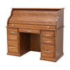 Consecutive Oak Wood Rolltop Desk | MC