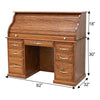 Consecutive Oak Wood Rolltop Desk | MC