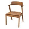 Cardinal White Oak Wood Mid Century Dining Chair | SE