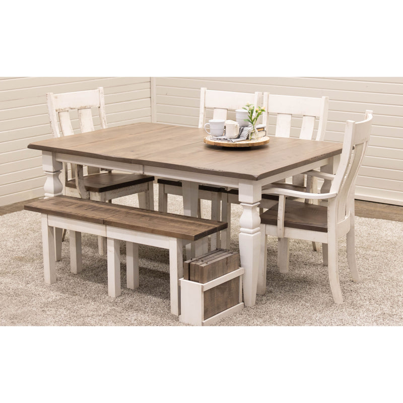 Utah White & Wood Side Dining Chair | M-CS&DCD