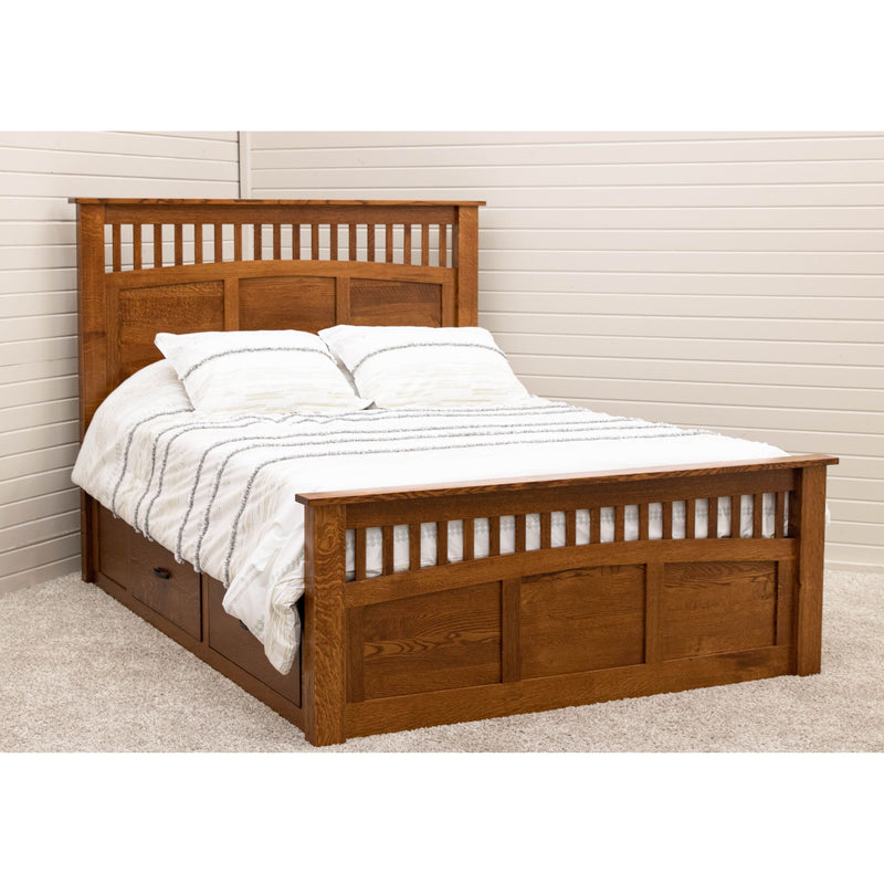 Cortland Amish Mission Storage Platform Bed