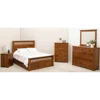 Cortland Amish Mission 1-Drawer, 2-Door Nightstand