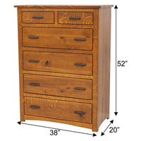 Cortland Amish Mission Chest of Drawers